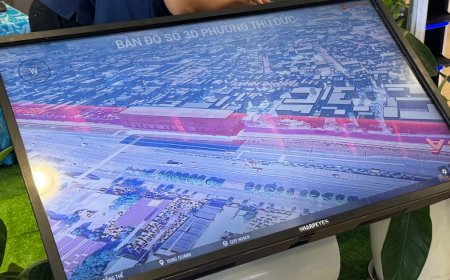 TPHCM: Phường Thủ Đức có bản đồ số 3D