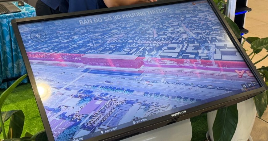 TPHCM: Phường Thủ Đức có bản đồ số 3D